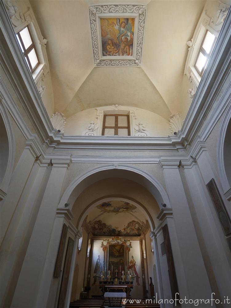 Busto Arsizio (Varese, Italy) - Interiors of the Church of San Gregorio Magno at the Cemetery